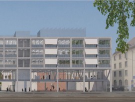 Visualisierung Ersatzneubau Baugewerbliche Berufsschule Zürich
