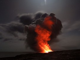 Vulkan auf Hawaii