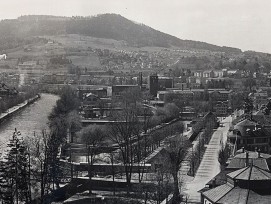 Historisches Bild, aufgenommen zwischen 1929 - 1940: Wird das Marzilibad wieder zur Insel? 