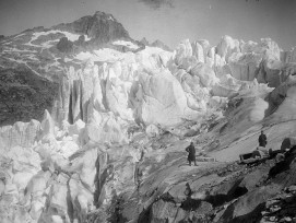 Rhonegletscher um 1905.