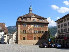 Kulturgut von nationaler Bedeutung: Rathaus in Schwyz.