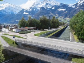 So soll die Verkehrsführung beim Coop-Kreisel und bei der Schächenbrücke in Schattdorf künftig aussehen. 