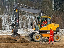 Radlader, hydraulischer Schnellwechsler. 