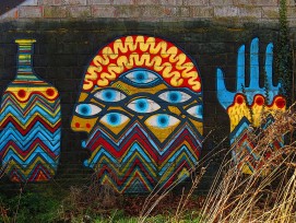 Streetart in Doel