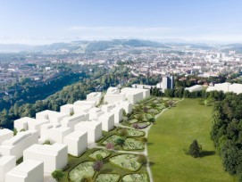 Das Siegerprojekt für den Städtebau und den Stadtteilpark auf dem Vierer- und Mittelfeld in Bern