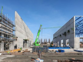 Stadler-Rail-Werk St. Margrethen im Bau