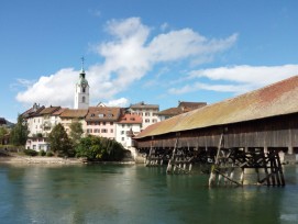 Holzbrücke in Olten