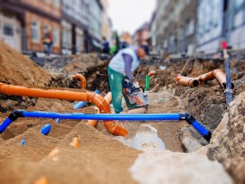 Kanalisationsarbeiten: Der Inframonitor ermöglicht den Gemeinden faktenbasierte Entscheidungen.  