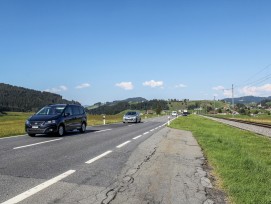 Archivfoto von 2018: Die H8 zwischen Biberbrugg und der 3. Altmatt bei Rothenthurm im Kanton Schwyz.