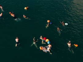 Flussschwimmen