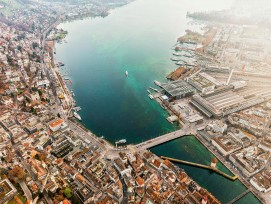 Für die Seeunterquerung, die Teil des Projekts des Durchgangsbahnhofs in Luzern ist, muss der Vierwaldstättersee in Teilstücken nacheinander trockengelegt werden.