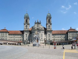 Klosterplatz Einsiedeln Kanton Schwyz