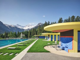 Schwimm- und Sonnenbad in Adelboden