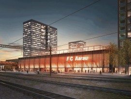 Fussballstadion Aarau, Visualisierung.