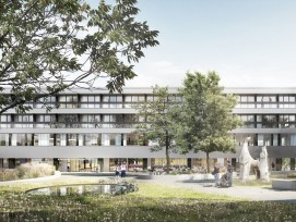 Visualisierung Ersatzneubau Kantonsspital Schaffhausen