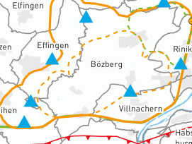 Nagra: Bohrplätze Jura Ost