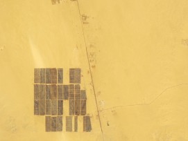 Benban-Solarpark aus dem Orbit