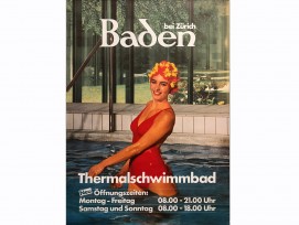 Plakat, Thermalbad Baden. 