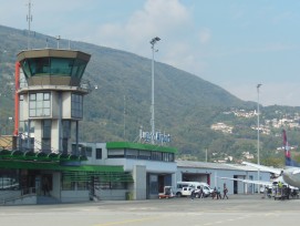 Vorfeld Tower Flughafen Lugano-Agno