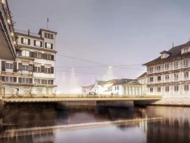 rathausbrücke zürich, projekt neubau