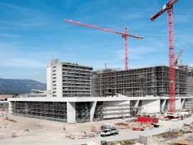 Baustelle Neubau Bürgerspital Solothurn