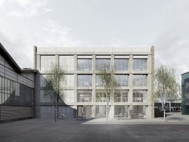 Visualisierung Erweiterungsbau Verwaltungsgebäude Industriestrasse Thun