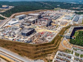 Iter-Baustelle mit Tokamak-Komplex