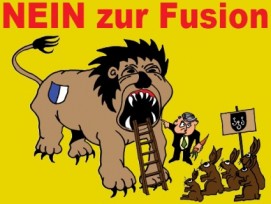 Die Gegner einer Fusion konnten sich mit ihren Argumenten durchsetzen. (Bild: www.gegen-grossluzern.ch)