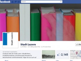 Über 2000 «gefällt mir»: DIe Facebook-Seite der Stadt Luzern.