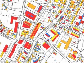 In Köniz hat Solarenergie Potenzial: Die roten Flächen sind für den Bau einer Solaranlage «sehr gut» geeignet.