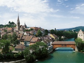 Hier lässt es sich gut leben: Der Kanton Aargau ist laut einer neuen Studie der beliebteste Wohnkanton. In der Region Baden (im Bild) sind die Preise aber stark gestiegen.