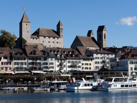 Grösserer Handlungsspielraum, professionelle Dienstleistungen: Fusionierte Gemeinden im Kanton St. Gallen, im Bild Rapperswil-Jona, bereuen ihre Entscheidung nicht.