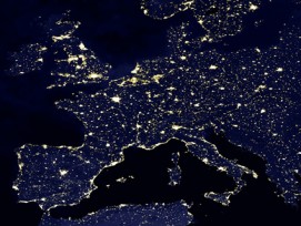Alles ist erleuchtet: Hohe Lichtemissionen sind in ganz Europa ein Problem.