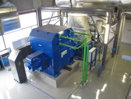 Seit 2009 in Betrieb: Die Dampfturbinde der KVA Thurgau in Weinfelden.