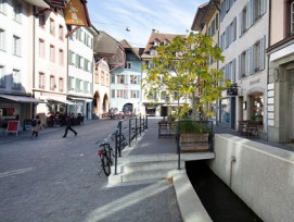 Aarau erhält den Wakkerpreis für seine «kompakte Altstadt»...