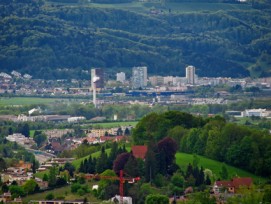 Wucherndes Siedlungsgebiet: In Spreitenbach AG hat der Beton die Natur stark zurückgedrängt.