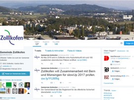 Twitterpräsenz von Zollikofen BE