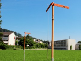 Bauprofile auf einen Wiese