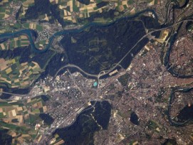 Astronaut Photo of Bern, Switzerland taken from the International Space Station (ISS) during Expedition 20 on August 19, 2009.