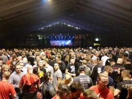 Neonazis an einem Konzert in Unterwasser SG