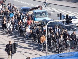 Veloverkehr in Kopenhagen