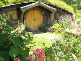 Hobbit-Haus in Matamata, Waikato, Neuseeland