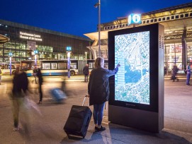 Digitale Infostele in Luzern