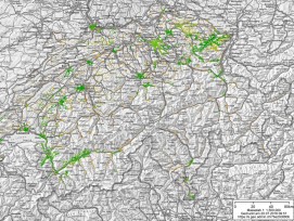 Karte Glasfaser Schweiz