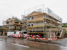 Baustelle Einfamilienhäuser