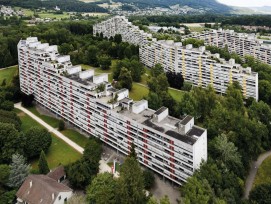 Gross-Siedlung Telli in Aarau, «Staumauern» genannt