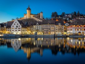 Die Schaffhauser Festungsanlage Munot im neuen Licht