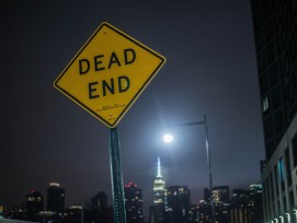 Dead-End-Strassentafel