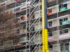 Baustelle in Zürich-Oerlikon