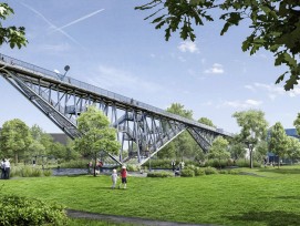 Visualisierung der Wunderbrücke im Technorama-Park